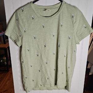 Lucky Brand Mint Green Crewneck Tee